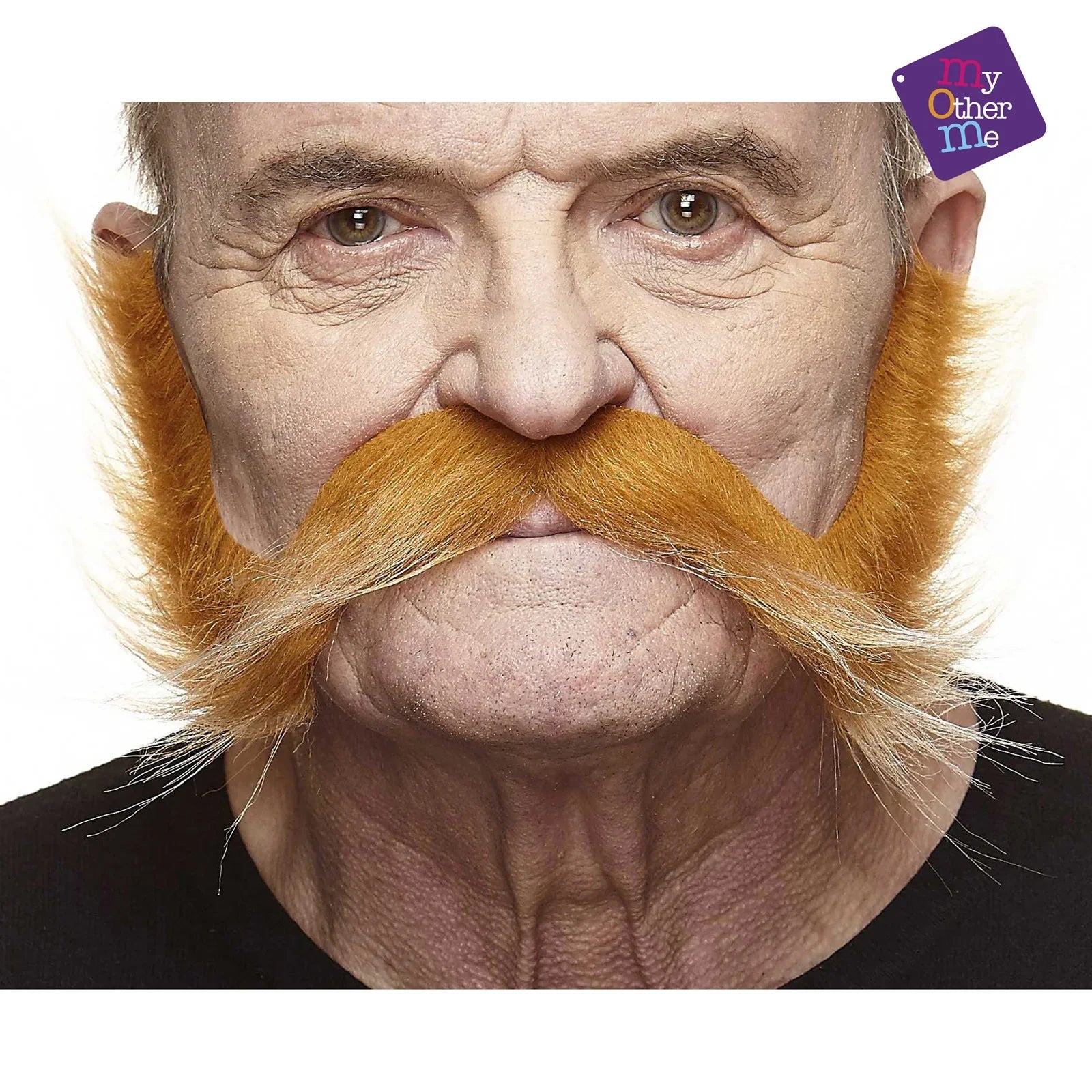 Bigote Pelirrojo con Patillas Unidas Barbas y Bigotes Viving